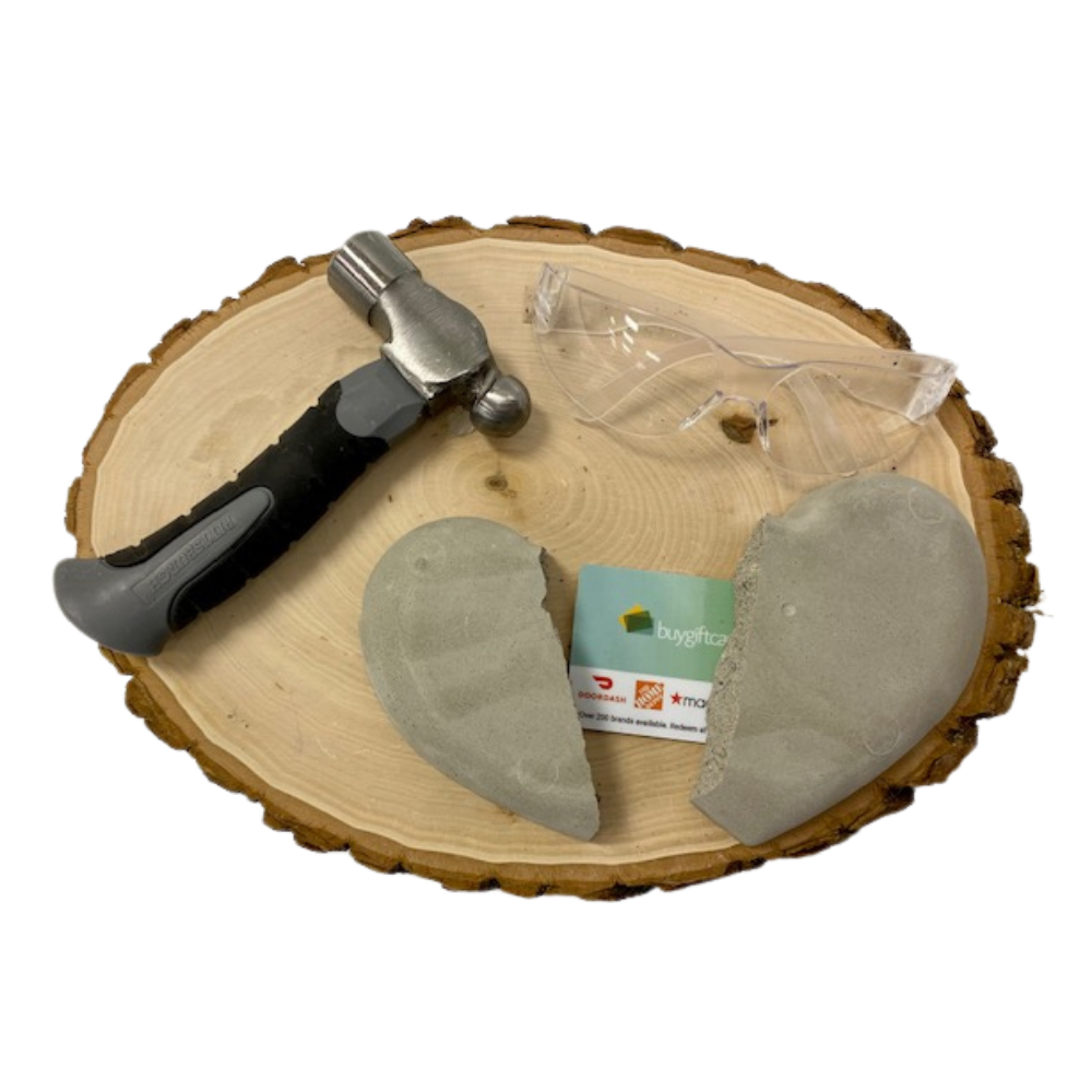 Smashing Cement Heart